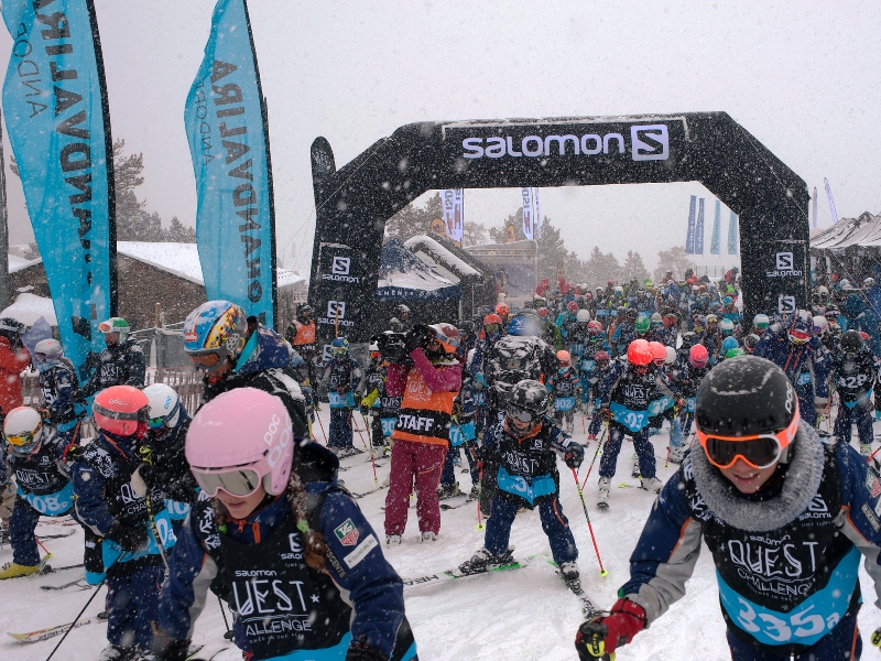 El Salomon Quest Quest Challenge conquista la nieve de Grandvalira