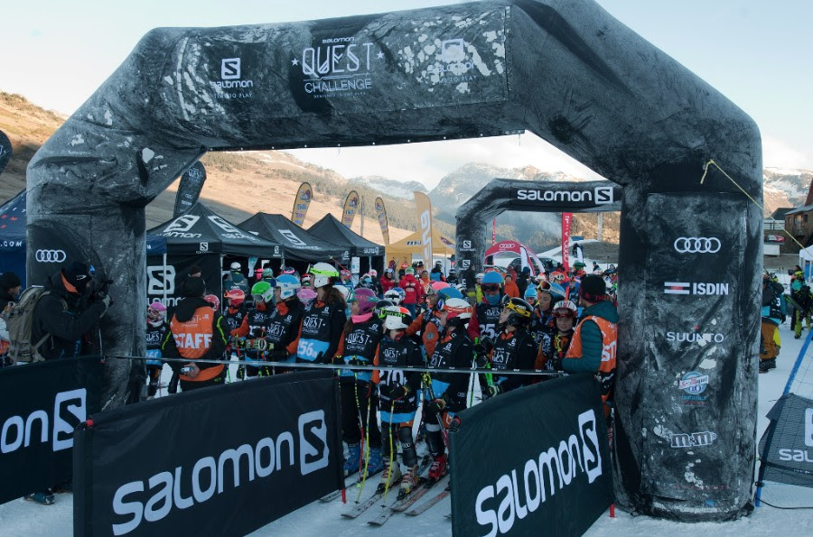 400 participantes disfrutan de lo lindo en el Salomon Quest Challenge celebrado en Baqueira