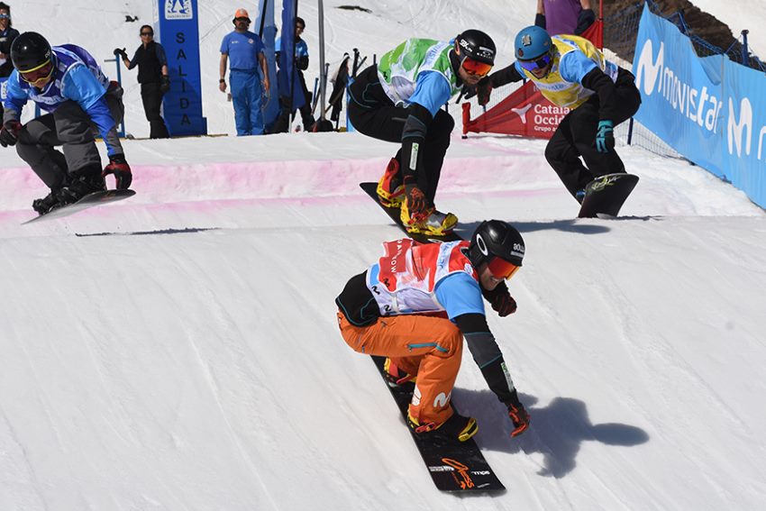 Eguibar y Terés ganan los Campeonatos de España Absolutos de Snowboardcross en Baqueira Beret