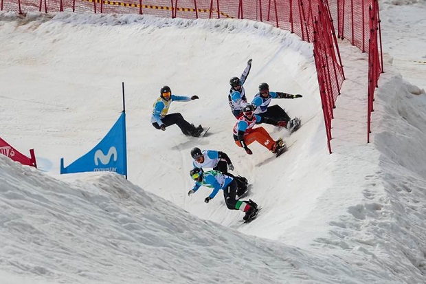 El SBX es una modalidad de snowboard que combina técnica, habilidad y velocidad. Imagen: SN2017