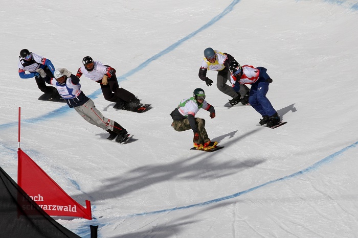 Momentos de la Copa del Mundo de SBX celebrada en Feldberg (Alemania)