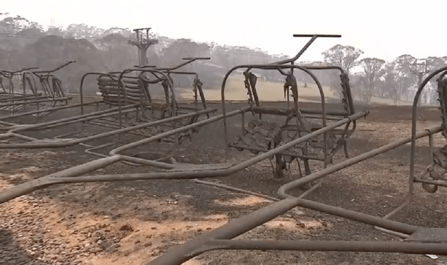 Los incendios de Australia llegan a las estaciones de esquí: Selwyn Snow Resort, calcinada