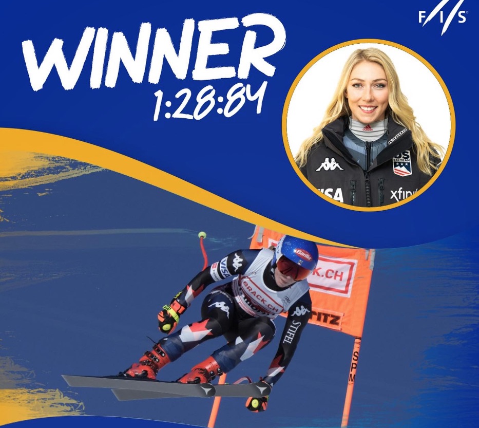 Shiffrin gana su cuarto descenso en St. Moritz y ya suma 91 victorias en la Copa del Mundo