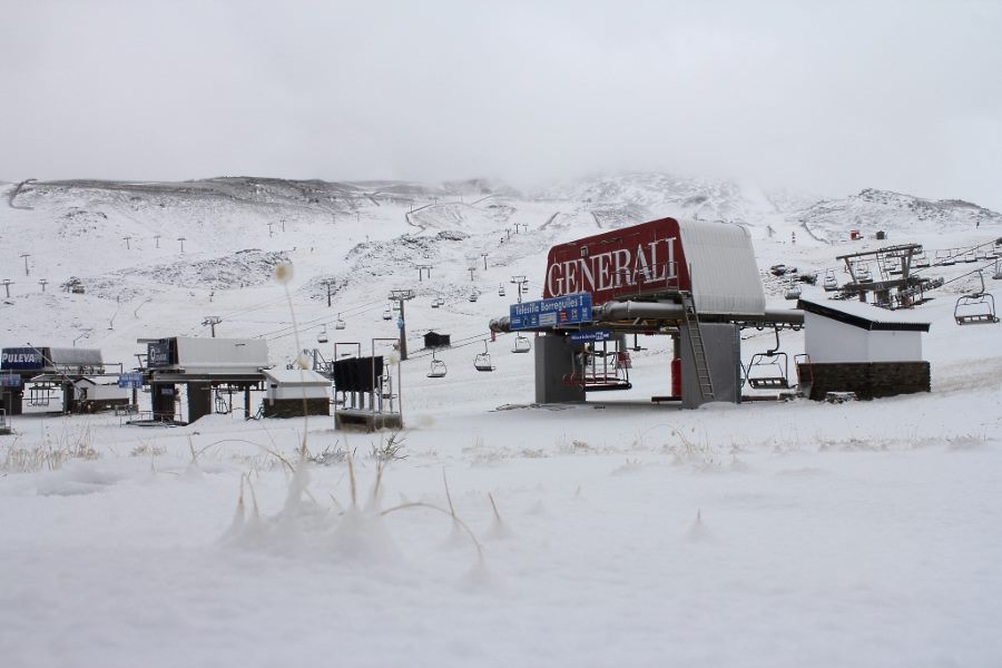 Imágenes de la primera nevada en Sierra Nevada