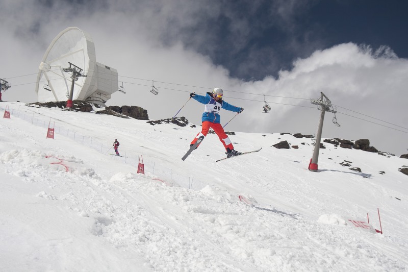 Disputados en Sierra Nevada el slopestyle y los baches de los Campeonatos de España de freestyle y snowboard