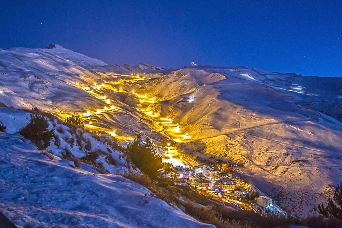 ¡Sierra Nevada enciende la luz! Pista El Río iluminada el sábado 29 de diciembre