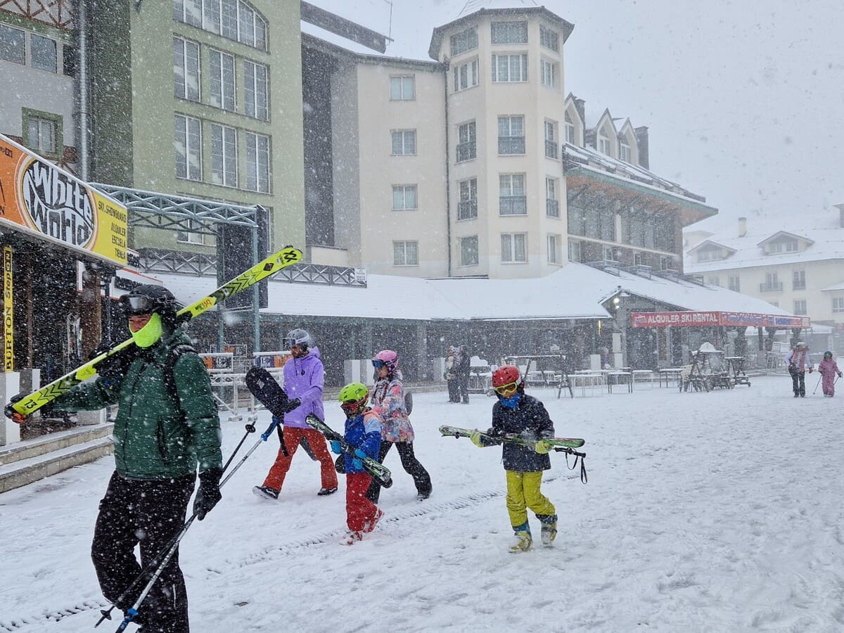 Imágenes de la nevada de este martes en Sierra Nevada