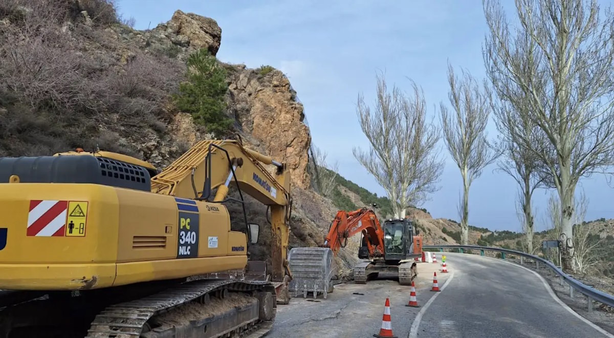 Cortes en la carretera de acceso a Sierra Nevada a partir de este martes 9 de abril