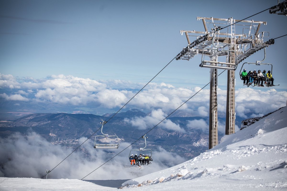 Sierra Nevada recibe 72.500 usuarios en Pascua y ofrecerá 40 km de pistas la última semana