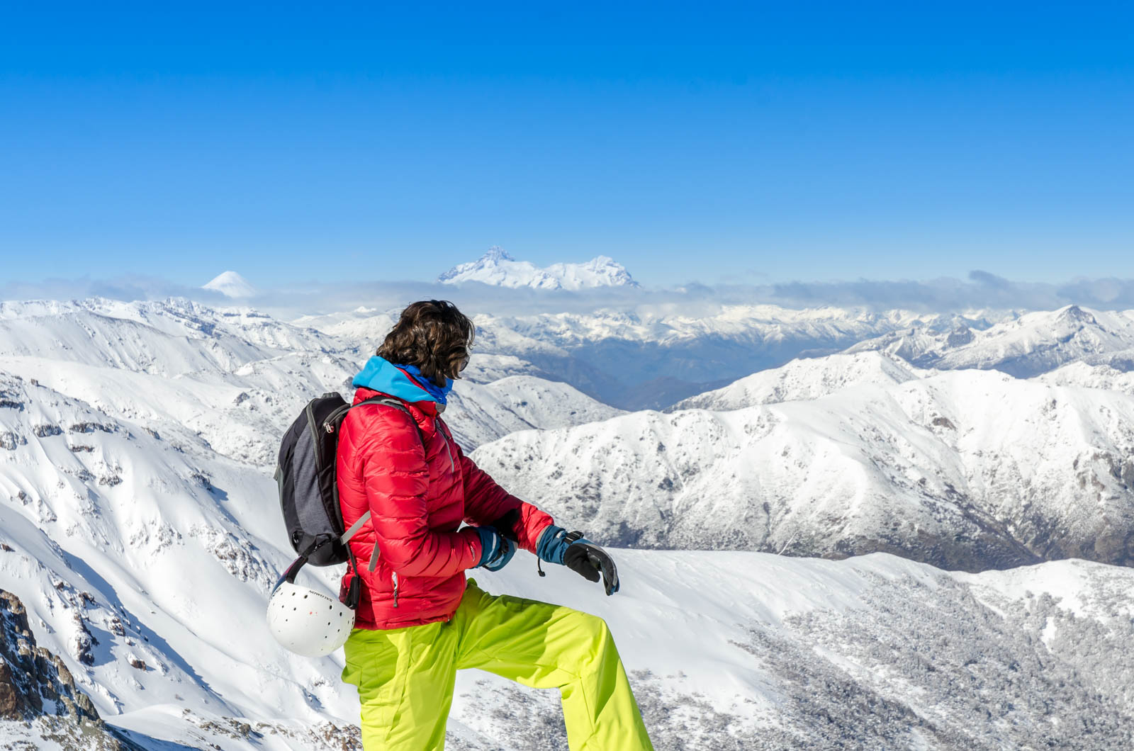 mas nieve en nevados de chillan