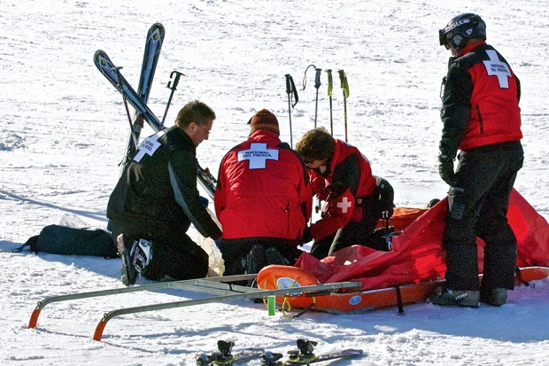 Ski Patrol de Whistler enacción. Foto archivo: Whistler