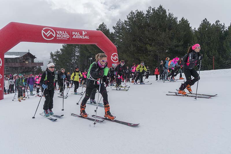 Pal Arinsal acoge 118 participantes en una Pal Skimo Femení de éxito