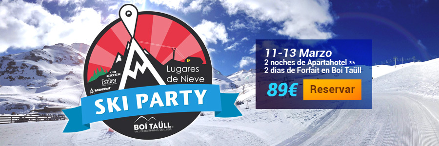 Ven a la Ski Party 2016 en Boí Taüll