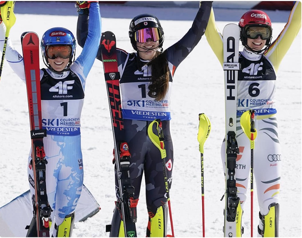 La canadiense St-Germain sorprende a Shiffrin y le gana oro en el slalom