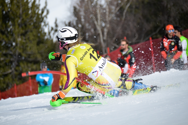 Primera jornada de la Copa de Europa de esquí alpino en Grandvalira