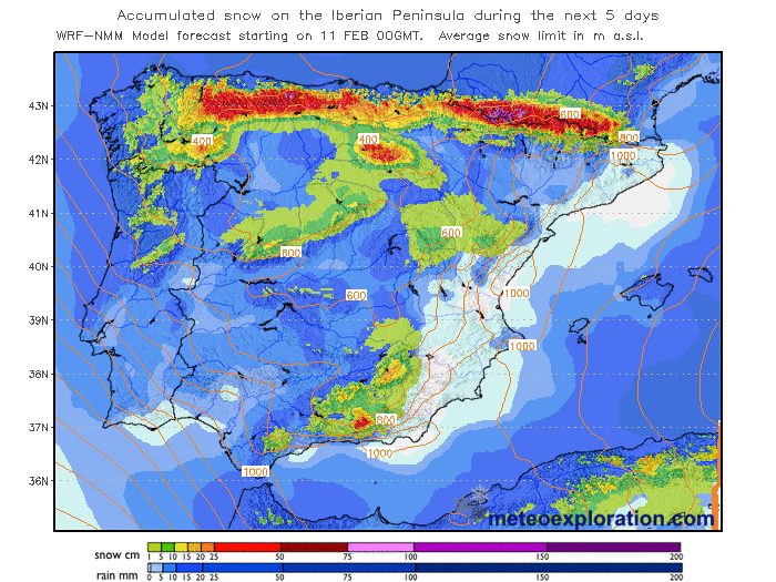 Avance previsión meteo 