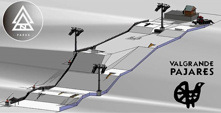 Así será el snowpark de Valgrande Pajares by Nort Parks