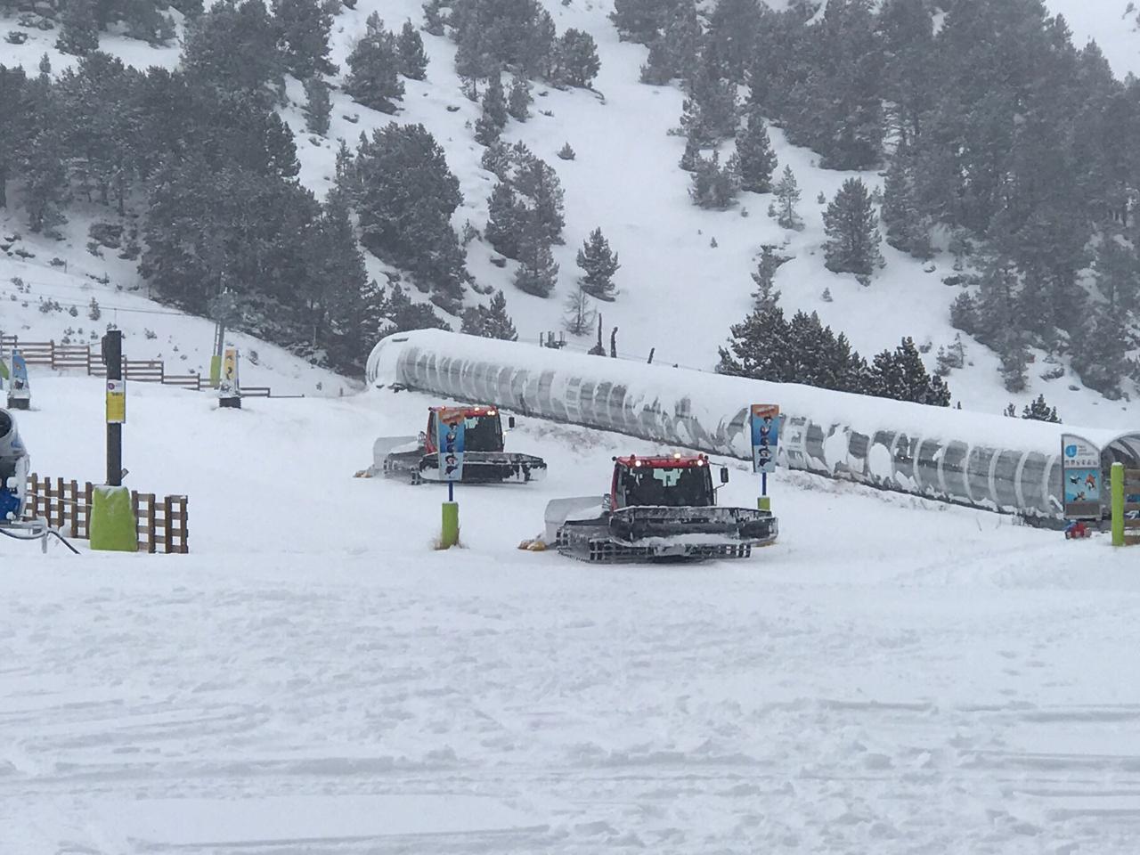 Grandvalira se apunta a los 100 km de pistas esquiables este fin de semana