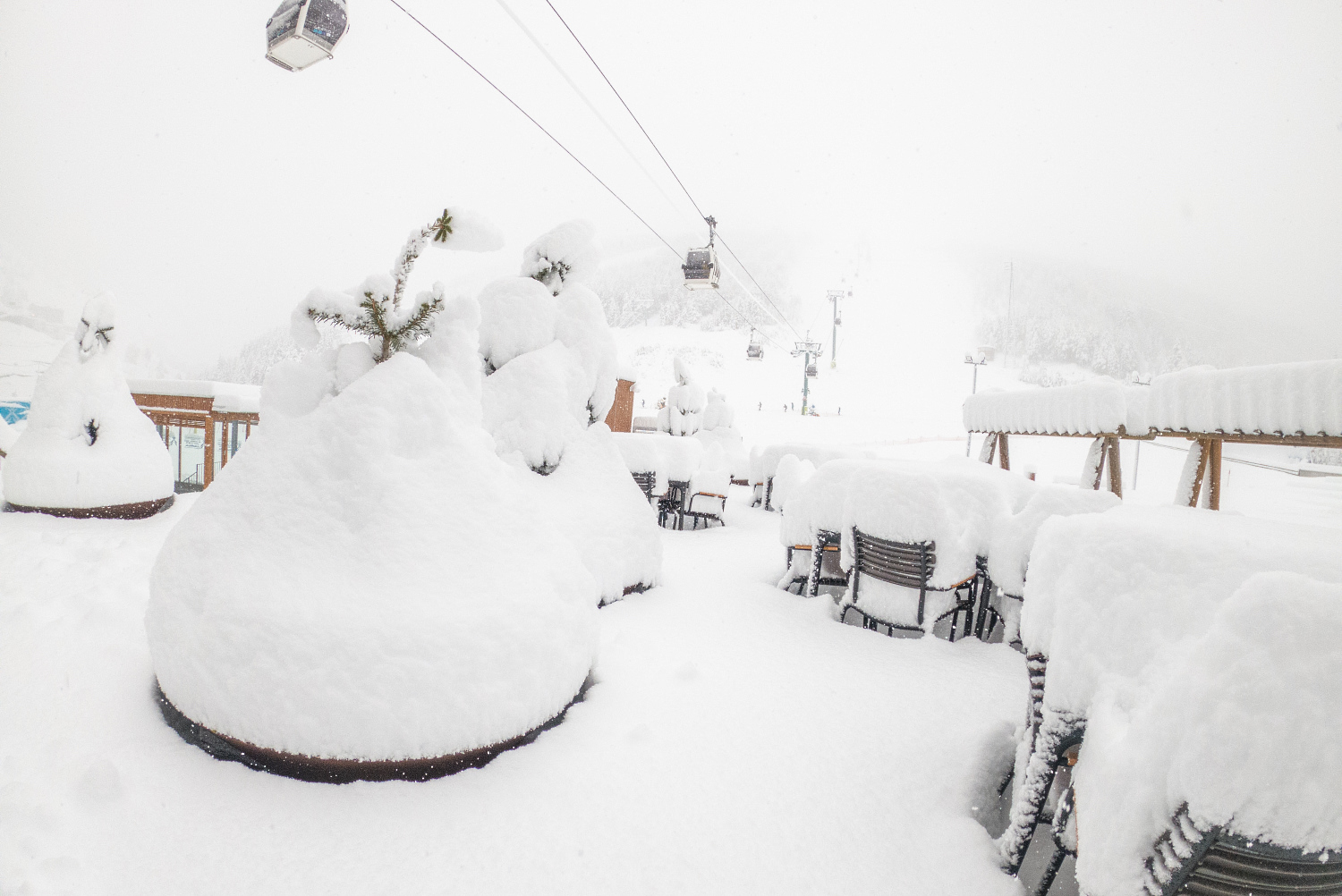 Las nevadas de la noche aumentan los grosores de Grandvalira hasta los 160 cm