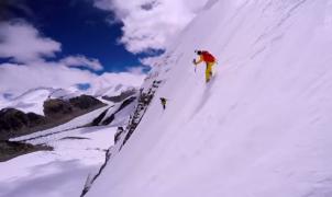 Kilian Jornet presenta el vídeo de otra hazaña: ha esquiado la pared vertical más alta de Europa