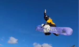 Vídeo: Snowboarders australianos juegan a fútbol con sus tablas