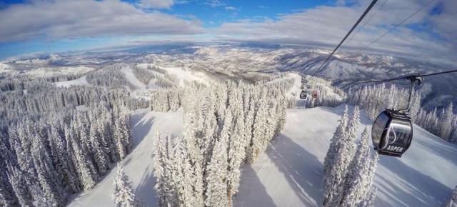 Aspen vistas desde góndola