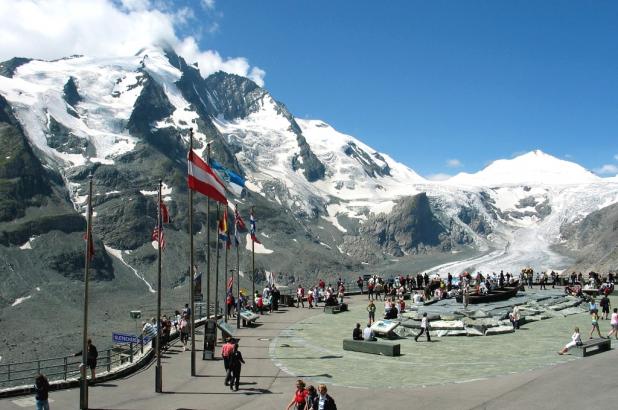 Panorámica del glaciar de Grossglockner (3798 m.)