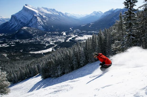 Powder en Sunshine Village, Banff