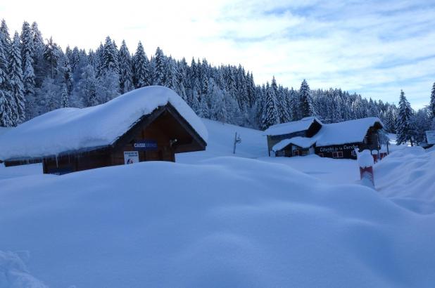 Nevada de diciembre del 2012 en Les Gets