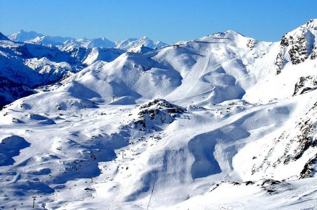 Panorama de Obertauern en el Tauern Radstädter