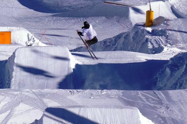 Nueva Zelanda, New Zealand, Isla del Sur, South Island, The Remarkables Ski Area, terrain park