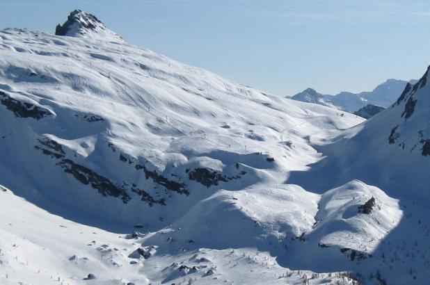 Paisaje soleado en Alpe Devero