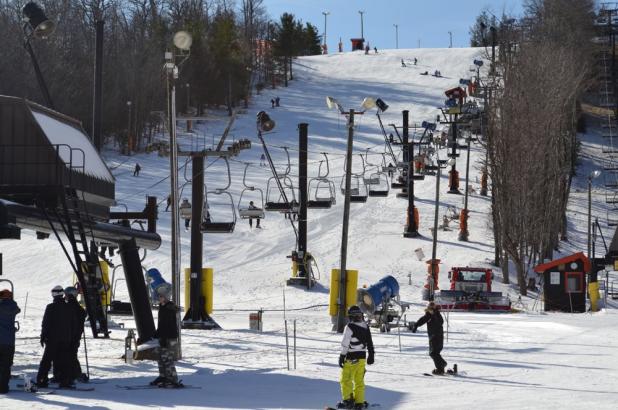 Base de la estación de Appalachian Ski Mountain