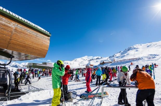 Espectacular imagen de la estación aranesa de Baqueira Beret