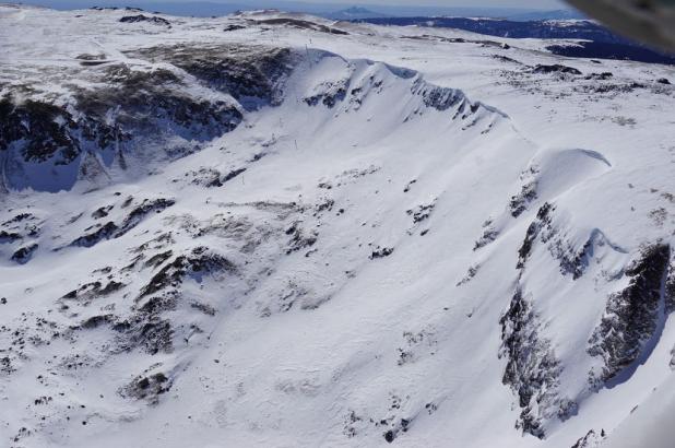 Vista aérea de Beartooth Basin