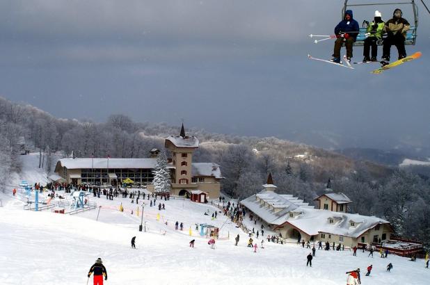 Esquiando en Beech Mountain