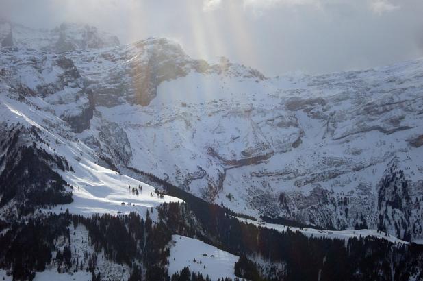 Paisaje nevado en Biel-Kinzig