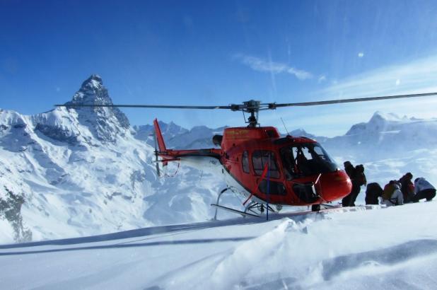 Italia, Valle de Aosta, Cervinia (Cervinia-Zermatt), Heliskí