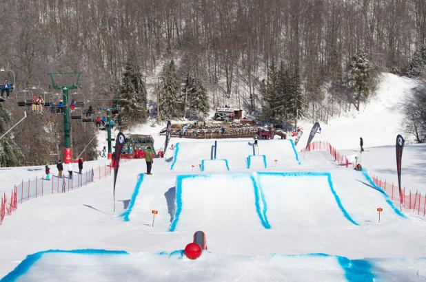 Snowpark en Caledon Ski Club