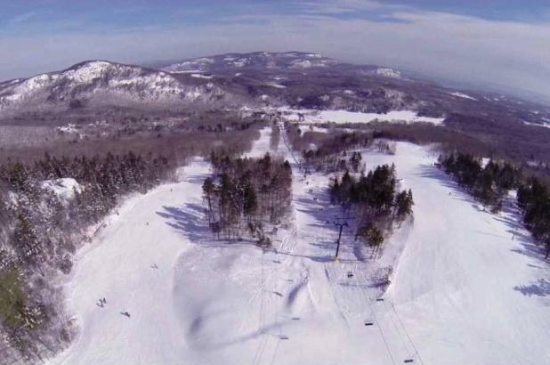 Imagen aérea de Camden Snow Bowl