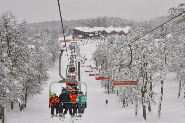 Chapelco ya esta esquiando, julio 2016