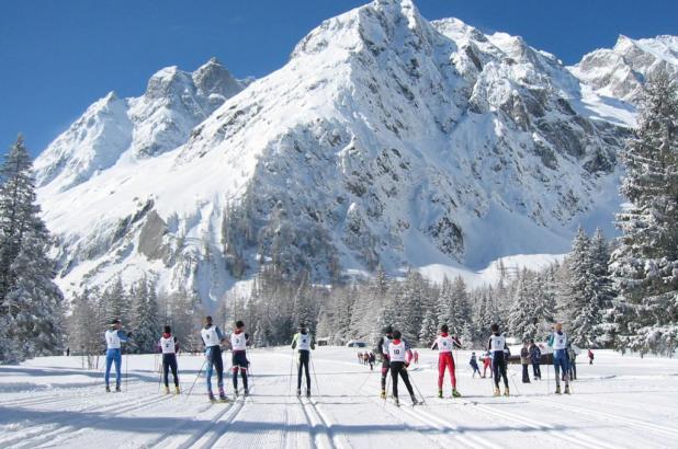 Esquí de fondo en Champex-Lac