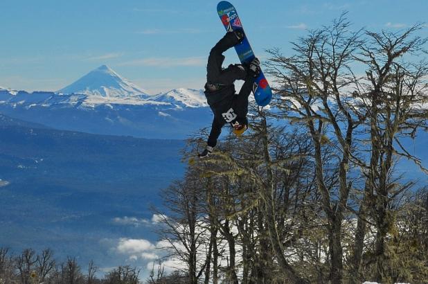 Chapelco vivió un impresionante fin de semana de Freestyle que se cerró hoy en el DC BIG AIR PRO, imagen.