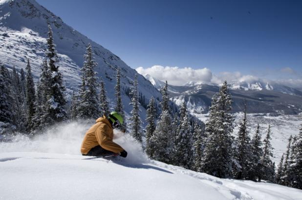 Magnífica imagen del a estación de Crested Butte en Colorado