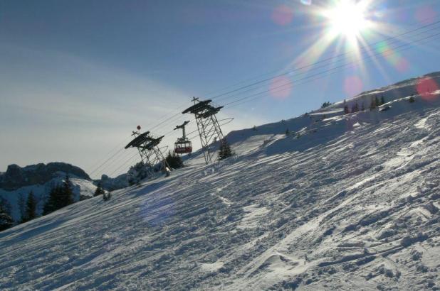 Imagen del teleférico de Ebenalp