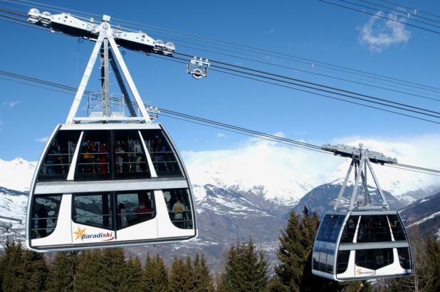 El teleférico Vanoise Express 