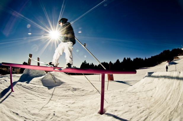 Freestyle en el park de Font-Romeu