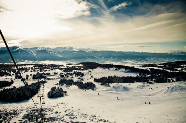 Vista de la Cerdaña francesa desde Font-Romeu