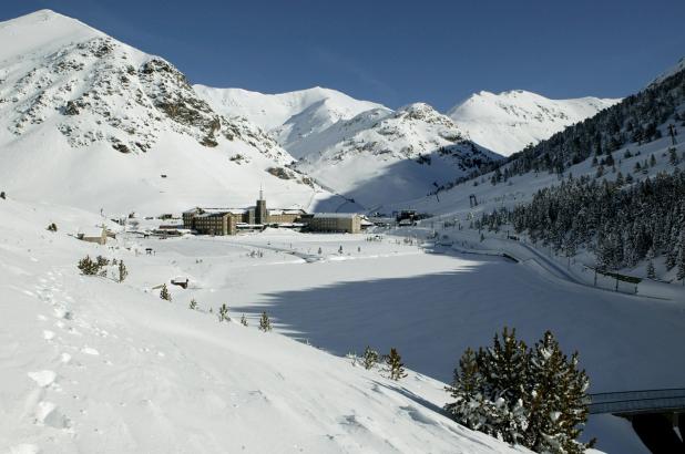 Imagen de la estación de esqui de Vall de Nuria