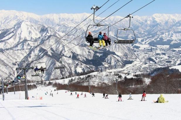 Esquiando en Gala Yuzawa